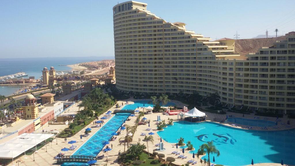 Porto Sokna With Sea View Pyramids Apartments Family Only Ain Suchna Exterior foto